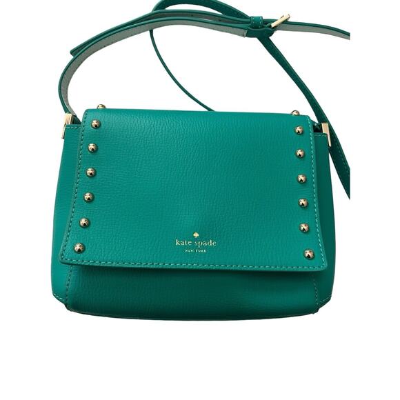Kate Spade Sanders Place Avva Crossbody Purse in Lizard Green WKRU5308 - Picture 1 of 15